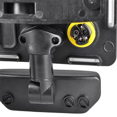Solight LED reflektor Quick so senzorom, 10W, 850lm, 4000K, IP44, čierny
