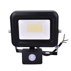 Solight LED reflektor PRO so senzorom, 30W, 2760lm, 5000K, IP44