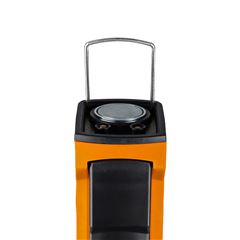Solight pracovná nabíjacia LED lampa, 500lm + 70lm, COB, Li-Ion, USB, čiernooranžová