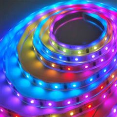 Solight LED svetelný pás, RGB, 3m, sada s 12V adaptérom a DO, 7,2W/m, IP20