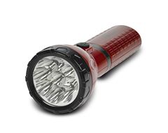 Solight LED nabíjacie svietidlo, 9 x LED, červenočierna, plug-in