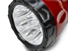 Solight LED nabíjacie svietidlo, 9 x LED, červenočierna, plug-in