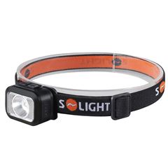 Solight LED čelové nabíjacia svietidlo, 170lm, teplé+studené svetlo, Li-Ion