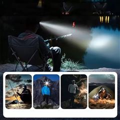Solight LED čelové nabíjacia svietidlo, 170lm, teplé+studené svetlo, Li-Ion