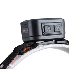 Solight LED čelové nabíjacia svietidlo, 170lm, teplé+studené svetlo, Li-Ion