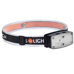 Solight LED čelové nabíjacie svietidlo, 100lm, sensor, Li-Ion