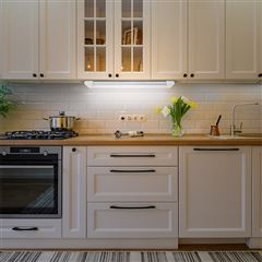 Solight LED lineárne svietidlo podlinkové, 10W, 4100K, 3-stupňové stmievanie, vypínač, hliník, 58cm