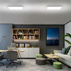 Solight LED stropné osvetlenie prisadené, 40W, 4800lm, 4000K, UGR<19, 60x60cm, 3 roky záruka, biela farba