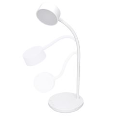 Solight LED stolná lampička, 4,5W, 300lm, 3CCT, biela, podstavec