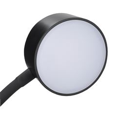 Solight LED stolná nabíjacia lampička, 2W, 210lm, 3CCT, čierna, clip