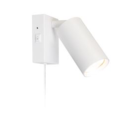Solight nástenná lampička CELE, 1x GU10, biela