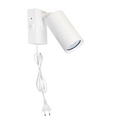 Solight nástenná lampička CELE, 1x GU10, biela