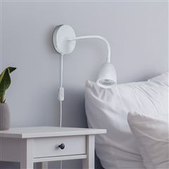 Solight LED nástenná lampička, stmievateľná, 4W, 280lm, 3000K, biela