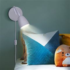 Solight LED nástenná lampička, stmievateľná, 4W, 280lm, 3000K, biela