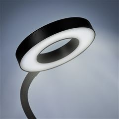 Solight LED stmievateľná stolná lampička s klipom, 300lm, nastaviteľná teplota svetla, USB