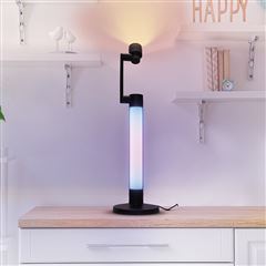 Solight LED stmievateľná lampička s RGB podsvietením, 10W, 600lm, zmena chromatičnosti, diaľkový ovládač