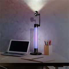 Solight LED stmievateľná lampička s RGB podsvietením, 10W, 600lm, zmena chromatičnosti, diaľkový ovládač