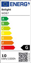 Solight LED stmievateľná lampička s RGB podsvietením, 10W, 600lm, zmena chromatičnosti, diaľkový ovládač