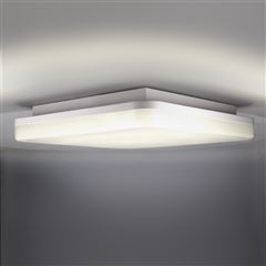 Solight LED venkovné osvetlenie, prisadené, štvorcove, IP54, 15W, 1150lm, 4000K, 22cm