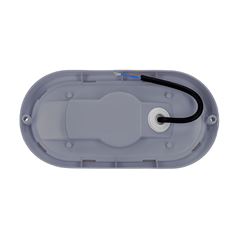Solight LED vonkajšie osvetlenie oválne, 13W, 910lm, 4000K, IP54, 21cm, sivá farba