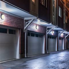 Solight LED vonkajšie osvetlenie guľaté, 13W, 910lm, 4000K, IP54, 17cm, sivá farba