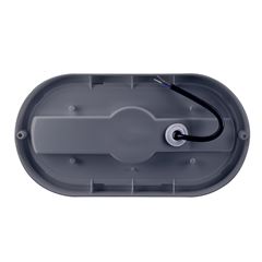 Solight LED vonkajšie osvetlenie oválne, 20W, 1500lm, 4000K, IP54, 26cm, sivá farba