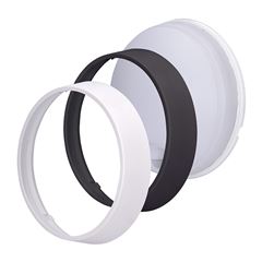 Solight LED vonkajšie osvetlenie so senzorom a nastaviteľnou CCT, 18W, 1800lm, 22cm, 2v1,biely a čierny kryt