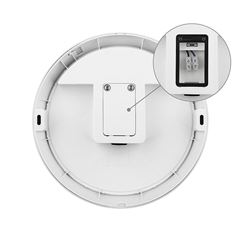 Solight LED vonkajšie osvetlenie so senzorom a nastaviteľnou CCT, 18W, 1800lm, 22cm, 2v1,biely a čierny kryt