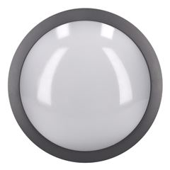 Solight LED vonkajšie osvetlenie so senzorom Siena, sivé, 20W, 1500lm, 4000K, IP54, 23cm