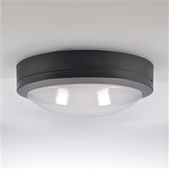 Solight LED vonkajšie osvetlenie so senzorom Siena, sivé, 20W, 1500lm, 4000K, IP54, 23cm