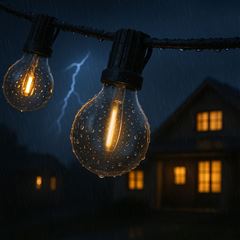 Solight LED vonkajšia reťaz s žiarovkami, 25 žiaroviek, 15m +5m, 750lm, teplá biela