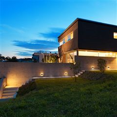 Solight LED vonkajšie nástenné osvetlenie Modena, 12W, 800lm, 3CCT, čierna