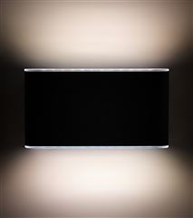 Solight LED vonkajšie nástenné osvetlenie Modena, 12W, 800lm, 3CCT, čierna