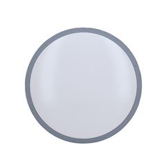 Solight LED osvetlenie s diaľkovým ovládačom Grey, 48W, 3360lm, 38cm, zmena chromatickosti, stmievateľné