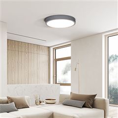 Solight LED osvetlenie s diaľkovým ovládačom Grey, 48W, 3360lm, 38cm, zmena chromatickosti, stmievateľné