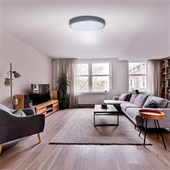 Solight LED osvetlenie s diaľkovým ovládačom Grey, 60W, 4200lm, 49cm, zmena chromatickosti, stmievateľné