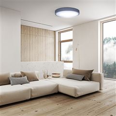 Solight LED osvetlenie s diaľkovým ovládačom Grey, 60W, 4200lm, 49cm, zmena chromatickosti, stmievateľné