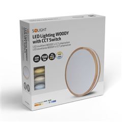 Solight LED osvetlenie Woody, 25W, 1350lm, 29cm, 3CCT
