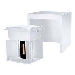 Solight LED vonkajšie nástenné osvetlenie Parma, 6W, 360lm, 10-110°, biela