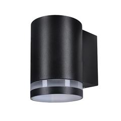 Solight LED vonkajšie nástenné osvetlenie Potenza, 1x GU10, čierna