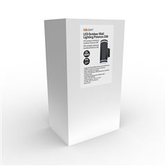 Solight LED vonkajšie nástenné osvetlenie Potenza, 2x GU10, čierna