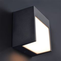 Solight LED vonkajšie nástenné osvetlenie Terni, 12W, 560lm, 3000K