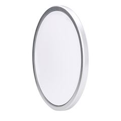 Solight LED osvetlenie Acate s ochranou proti vlhkosti, IP54, 24W, 2160lm, 3CCT, 30cm, strieborná