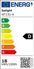 Solight LED žiarivka lineárna T8, 18W, 2520lm, 4000K, 120cm, sklo