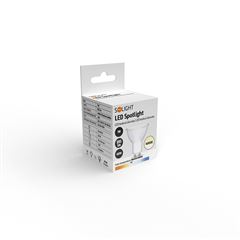 Solight LED žiarovka, bodová , 7W, GU10, 4000K, 595lm, biela