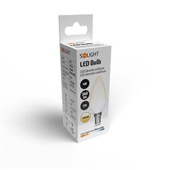 Solight LED žiarovka, sviečka, 4W, E14, 3000K, 340lm