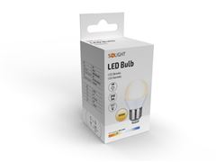 Solight LED žiarovka, miniglobe, 4W, E27, 3000K, 340lm