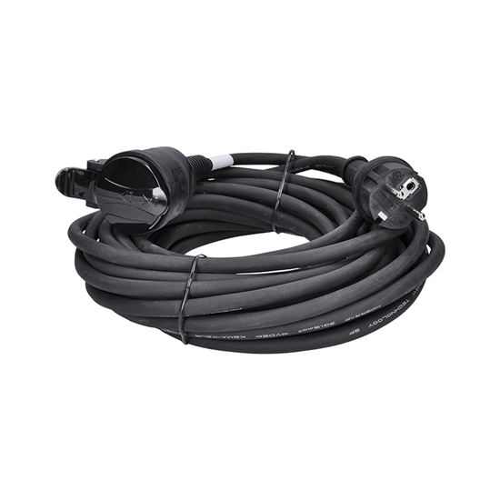Solight predlžovací prívod 10m, 1 zásuvka IP44, 3 x 2.5mm2, kábel guma-neoprén H07RN-F