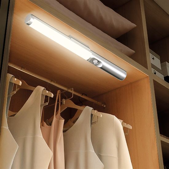 Solight LED nábytkové osvetlenie, 2,5 W, 200lm, nabíjacie, PIR sensor, 31cm