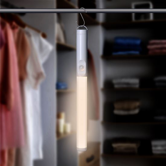 Solight LED nábytkové osvetlenie, 2,5 W, 200lm, nabíjacie, PIR sensor, 31cm